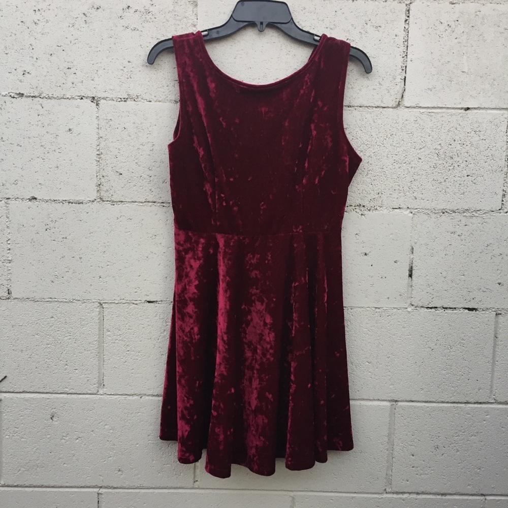 Red Velvet Dress